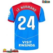 Camisa de Futebol Atletico Madrid Robin Le Normand #24 Equipamento Alternativo 2025-26 Manga Curta